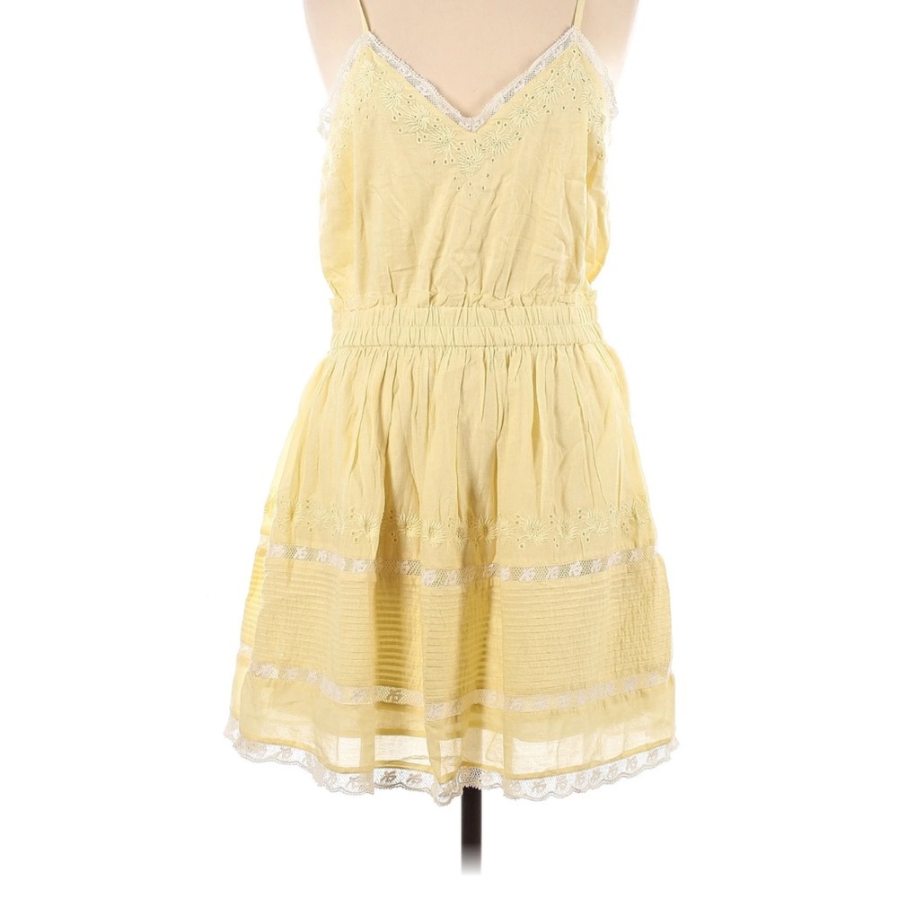Loveshackfancy Chanteline Dress in Gilded Yellow
